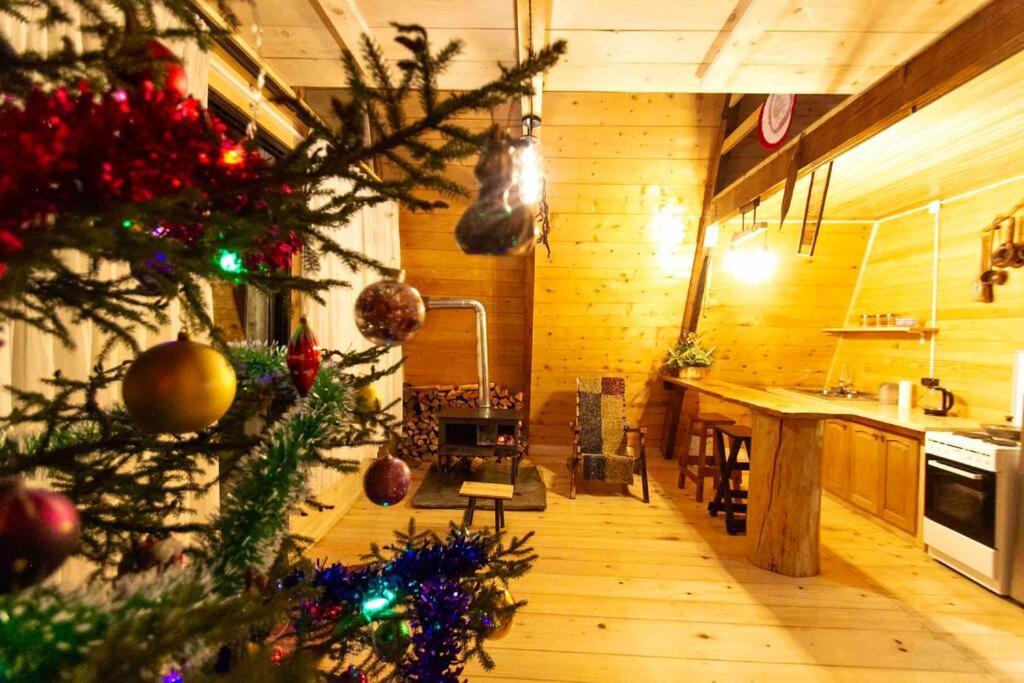 A-Frame Mestia Buitenkant foto