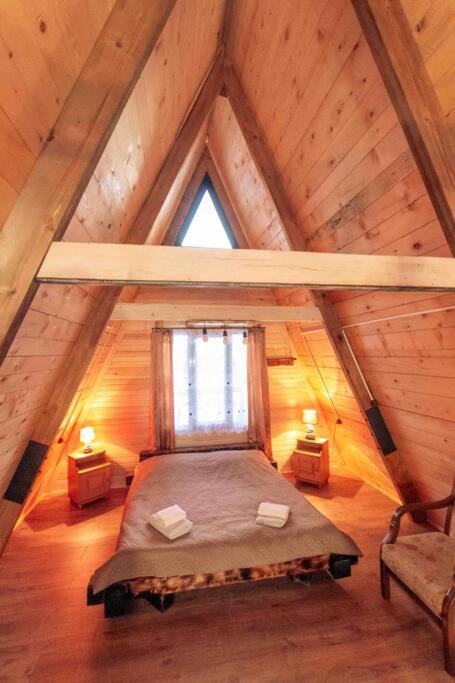 A-Frame Mestia Buitenkant foto